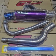 EXHAUST GL RACING KRIS110/KRISS100/WAVE125 GL PRO RACING EXHAUST