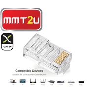 1PCS UTP CAT5E RJ45 8P8C MODULAR CRYSTAL HEAD NETWORK CONNECTOR (RJ45)