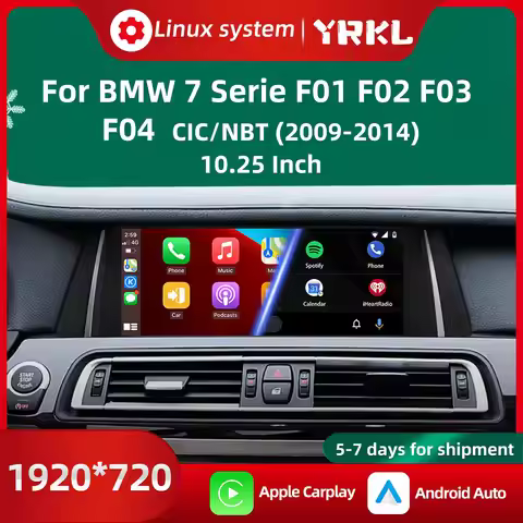 NEW Wireless Carplay Android Auto For BMW 7Serie F01 F02 F03 F04 CIC NBT Multimedia Player Intellige