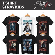 Straykids Korean T Shirt Hyunjin SKZ Unisex Cotton Combed 24s T-Shirt