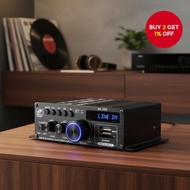 800W AK380 Bluetooth Amplifier, HiFi Audio, Karaoke, Home Theater, USB SD AUX Input, Class D Power