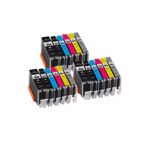 6 ink PGI 550 BK /CLI 551 BK/ C/M /Y /GY 6 COLOR compatible ink cartridge for canon PIXMA MG6350 MG7