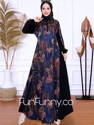 (COD) Terbaru Gamis Sarah Armani Payet - Armani Silk - Dress Muslim - Gamis Jumbo