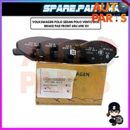 (100% ) VOLKSWAGEN POLO SEDAN POLO VENTO DISC BRAKE PAD FRONT 6RU 698 151 A4U