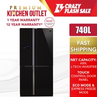 【Own Truck Delivery】Sharp Avance Refrigerator 740L Advance Refrigerator SJF104VGBK Refrigerator | Fridge | Peti Sejuk | Peti Ais | Klang Valley only