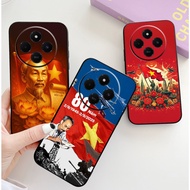Case for xiaomi redmi 14c / A4 5G printed with lovely red flag and yellow star Uncle Ho