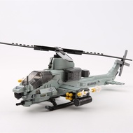 AH-1Z เครื่องบินรุ่นอาคารบล็อก Widget