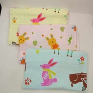 Cute Rabbit Bath Towel Soft / Tuala Mandi Cartoon / 纱布花浴巾  27"x54" (5028) (Price For 1 Pcs)