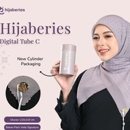 SQUARE HIJABRIES DIGITAL BOX LC METAL LOGO FREE BOX SQUARE/ ELEGANCE MOTIF LASER CUT TUBE PACKAGING 