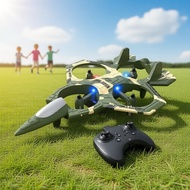 K500 Max RC Jet-Style Stunt Drone Quadcopter: LED Lights, 4-Channel, Altitude Hold & Rolling Tricks 