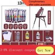 YQ59 Mengmate Oil Painting Tool Set Oil Paints Oil Painting Box Full Set of Materials Beginner Easel Art Suppli00