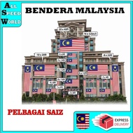 BENDERA MALAYSIA / MERDEKA / PELBAGAI SAIZ / FLAG MALAYSIA 60 CM X 120 CM / 90 CM X 180 CM / 60 CM X