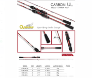 OPASS CARBON UL SOLID CARBON SPINNING ROD