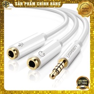 Ugreen 10789 3.5mm Audio splitter cable to 1 Speaker end, 1 high quality Microphone end - Hapustore