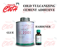 SC2000 Rubber Gum Cement Gum Conveyer Belt RUBBER LEATHER PVC Gam HARDENER SPLICING PATCHING CWH TOO