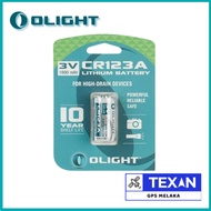 Olight CR123 CR123A 1600mAh Lithium Battery (3V)