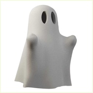 Resin Ghost Sculpture Spooky Resin Middle Finger Statue Gothic Sculpture Spooky Tiered Tray Decor fo