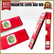 ∈ ◬ ❈ Magnetic Level Bar Red Magnetic Aluminum Level Bar For Construction Tools
