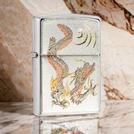 【ZIPPO官方旗艦店】日本傳統風格-神龍飛舞防風打火機 ZA-5-26F