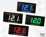 12V LED Digital Display Voltmeter Car Motorcycle Voltage Meter Volt Gauge Panel Meter KANCIL BEZZA A