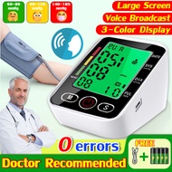 🔋Gifts Battery🔋 Digital Upper Arm Blood Pressure Pulse Monitor 3 Colors Indicate Health Usb Charging/Battery Insertion Health Care Tonometer Meter Sphygmomanometer Portable Blood Pressure Monitors
