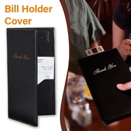 HITAM Restaurant Bill Holder / Bill Resto Cover / Bill Cover High Quality Black