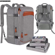 SUNSHINE Travel Luggage Bagpack, Shoe Pouch Expandable Travel Backpack, Fashion 50L Large Waterproof