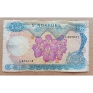 SINGAPORE ORCHID SERIES 50 DOLLAR (1967-1972).