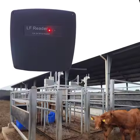 RFID FDX-B ear tag animal Livestock EID Stationary reader for scales,drafters and sorting gates on f