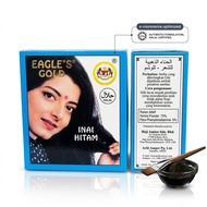 Eagles Gold Black Henna Powder Hair Dye - Herbal Base for Rich Black Color & Hair Health