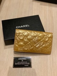 Chanel漆皮長銀包