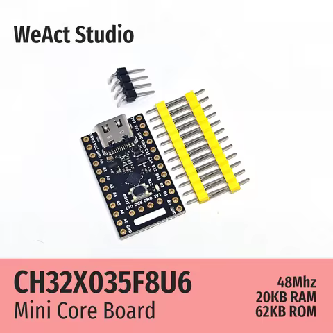 WeAct CH32X035F8U6 CH32X035F8 CH32X035 CH32 USB PD Core Board Demo Board QingKe RISC-V Core Board