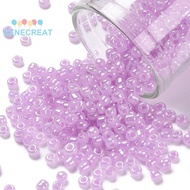 BENECREAT 1pound Glass Seed Beads Ceylon Round Violet 12/0 2mm Hole: 1mm about 30000pcs/pound