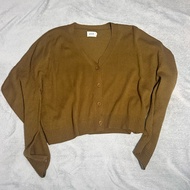[BOOKED] brown cardigan from gaudi