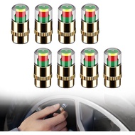 Tire Pressure Monitor-Easy Reading, 2.4PSI 36PSI Indicator, Tire Valve Cap, Suitable for Most Cars P