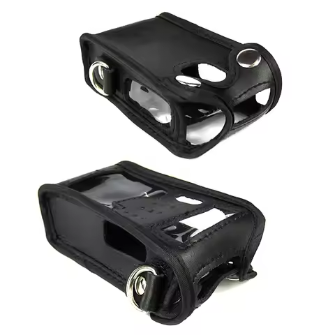 2pcs CB Radio Soft Leather Case Pouch Accessories For BAOFENG Walkie Talkie UV-5R Case UV-5RE Plus U