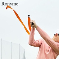 Ronyme Golf Swing Trainer Swing Trainer Stick with Ribbon Golfer Correct Posture