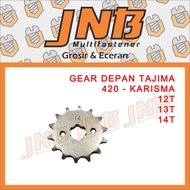 Tajima Front Gear Karisma 420 12T 13T 14T Gear Pull Kirana C70 C800