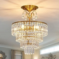 Luxury Gold Crystal Chandelier Pendant Light Ceiling Chandelier Pendant Lamps Crystal Lampu Kristal 