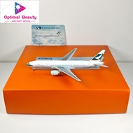 JC Wings EW4772009 1: 400 Cathay Pacific Airlines B777-200 B-HND Alloy Airplane Model