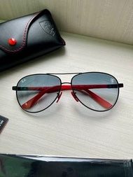 【💖全新】雷朋 Ray Ban RB8313 法拉利聯名飛行員眼鏡墨鏡黑紅