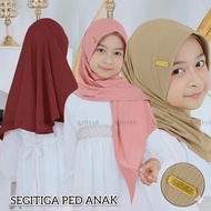 RN HIJAB - Instant Triangle Hijab for Children, Premium jersey Spandex