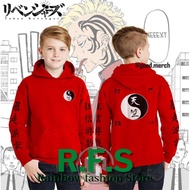 Jumbo Jacket Sweater Anime Tokyo Revengers Tokyo Manji Mikey Toman Valhalla Black Dragon Tiedye Brahman Hoodie Pullover Jumbo