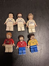 Lego 足球員 C朗拿度 伊斯高 伊巴 拉莫斯 巴爾 米希達恩 皇家馬德里 曼聯