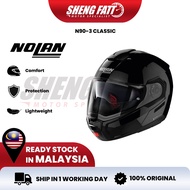 NOLAN N90-3 CLASSIC Full Face Helmet Motor Visor Topi Keledar Keselamatan Full Face Original Superbike SIRIM