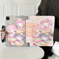 [Tuye]Untuk Samsung Galaxy Tab S6 Lite 10.4'' 2024 Sarung Tablet Akrilik Y-fold Tahan Kejutan SM-P61