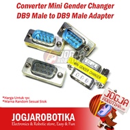 Mini Gender Changer DB9 Male to DB9 Male Adapter Converter Connector