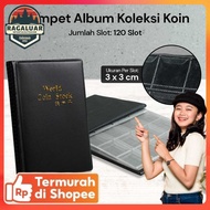 World Coin Stock 120 Slot Coin Collection Album Wallet