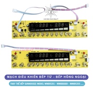 Replacement induction cooker control circuit for SUNHOUSEE stove model MMB9201-888DI-9200MIX-MMB9301