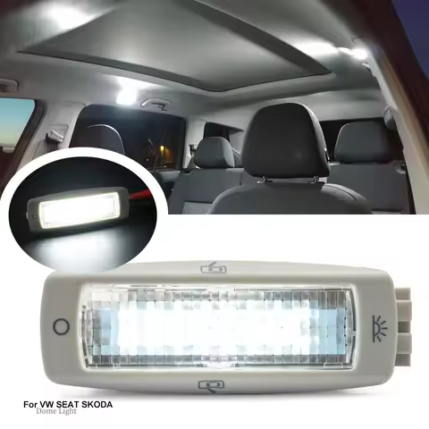 1P High Quality Rear Interior Dome Light Ceiling Reading Light For VW Golf Jetta Passat B7 B5.5 Beet